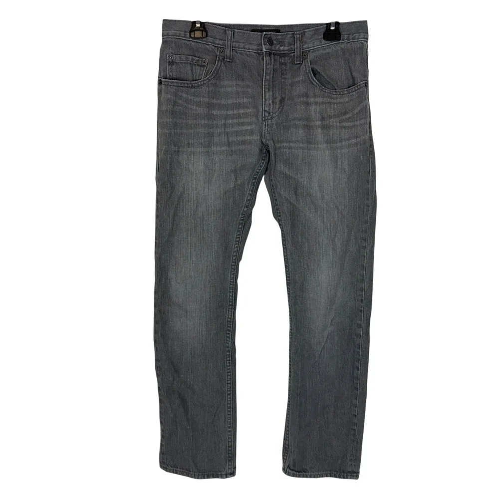 Banana Republic‎ Vintage Straight Jeans Mens 31x32 Gray Leg 100% Cotton Denim